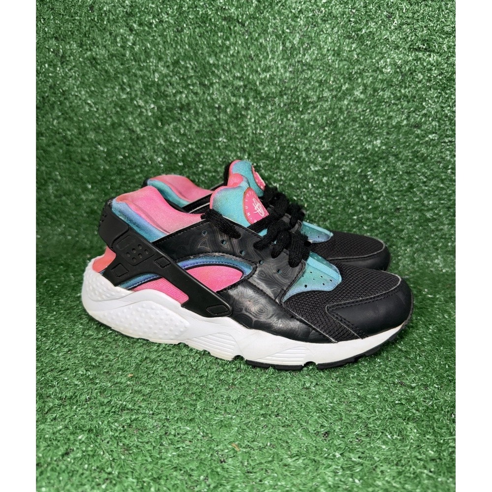 Nike Air Huarache Womens Size 8 Boys 6.5Y‎ Multicolor Gym Running Shoes Sneakers